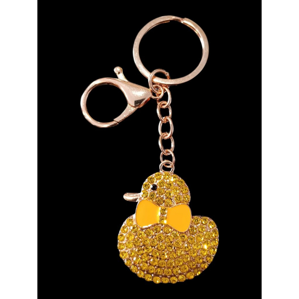 Duck your Favorite Valentine! Cute Yellow Ducky Keychain Purse Backpack Charm!